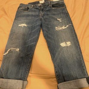 Current Elliott Distressed Boyfriend Jeans!